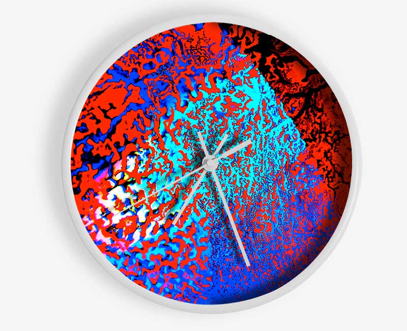 Orange Mase Clock - Wallart-Direct UK