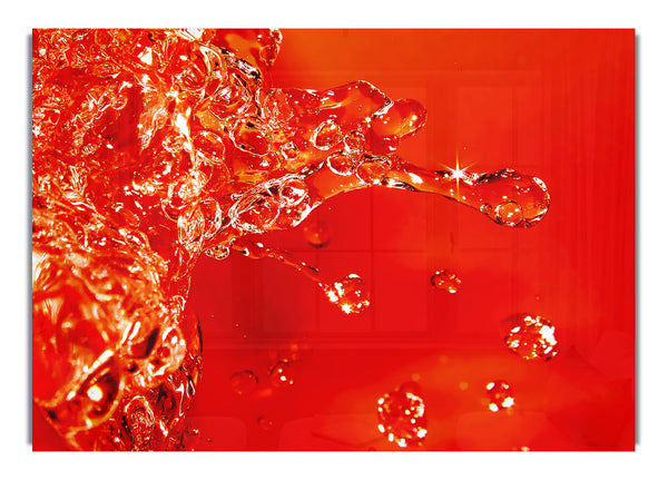 Orange Water Splash 04