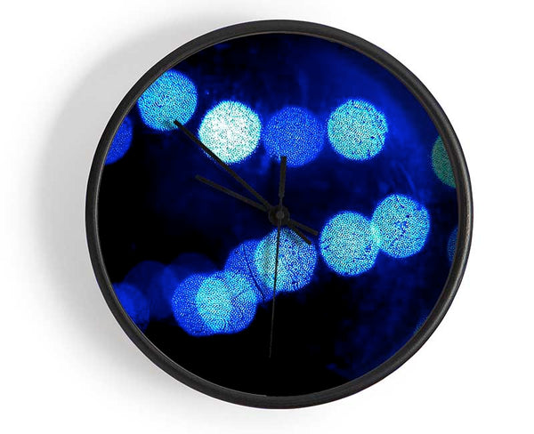 Orb Blues Clock - Wallart-Direct UK