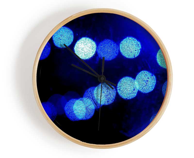 Orb Blues Clock - Wallart-Direct UK