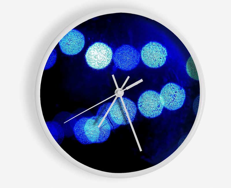 Orb Blues Clock - Wallart-Direct UK