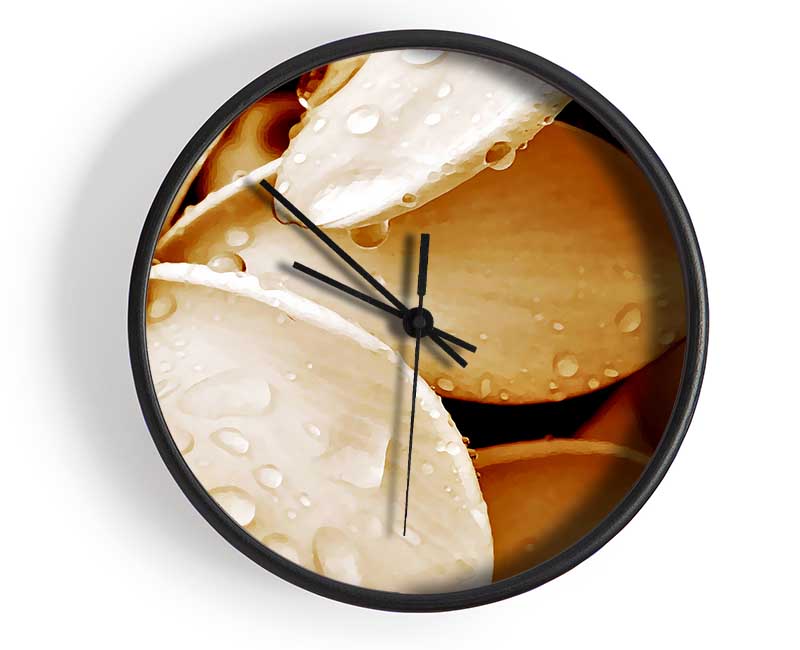 Petal Dew Clock - Wallart-Direct UK