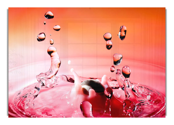 Pink Water Splash