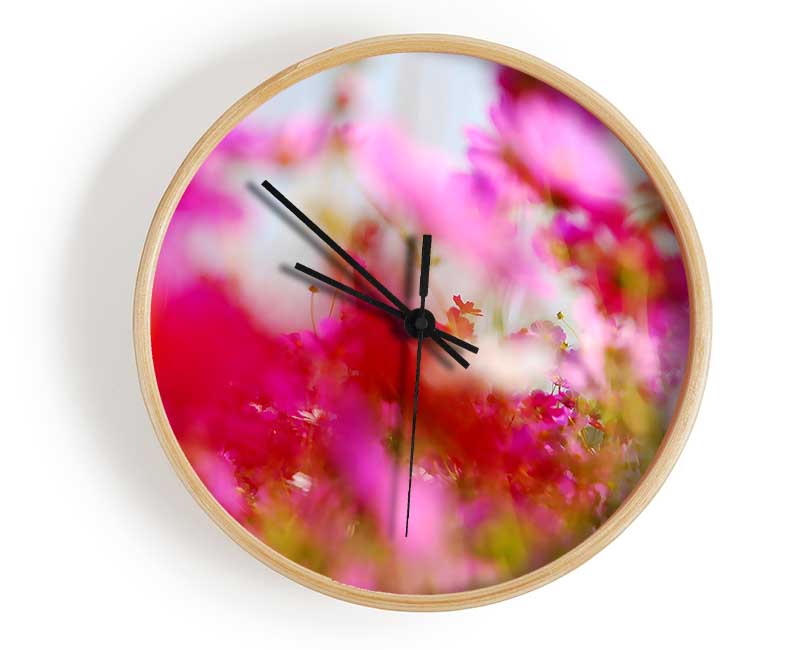 Pinkish Clock - Wallart-Direct UK