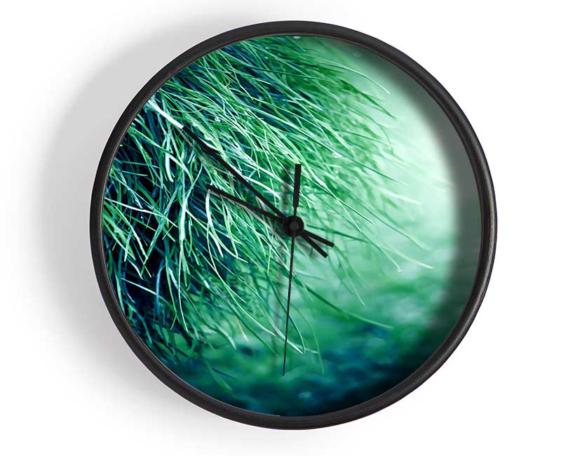 Pure Grass Clock - Wallart-Direct UK