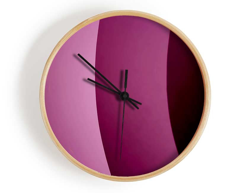 Purple Hills Clock - Wallart-Direct UK