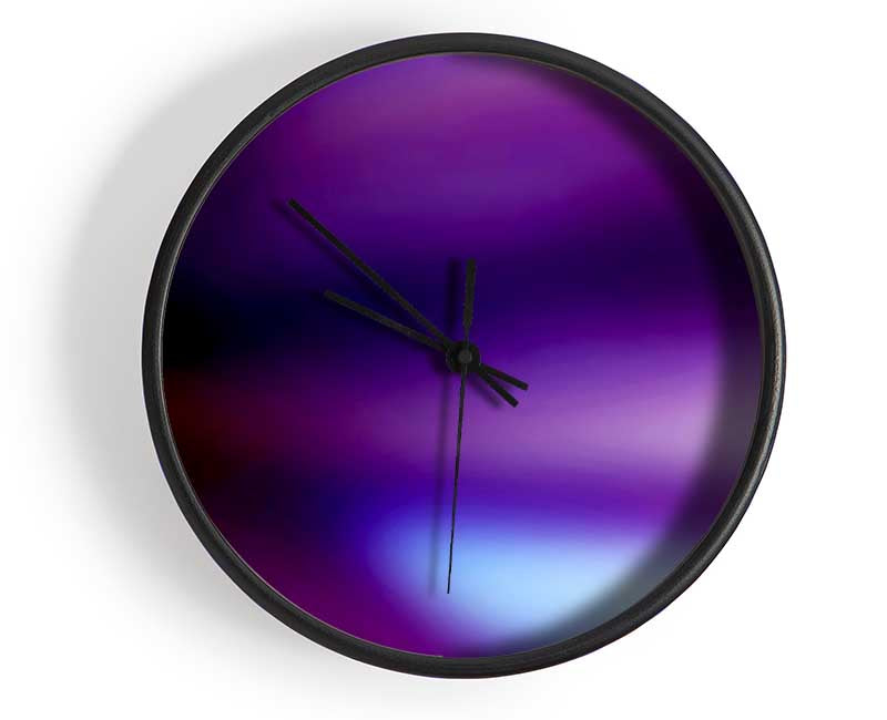 Purple Shadow Clock - Wallart-Direct UK