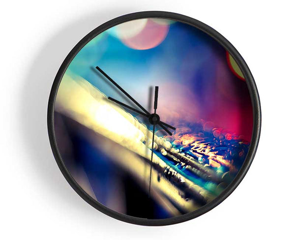 Rain In The Night Clock - Wallart-Direct UK