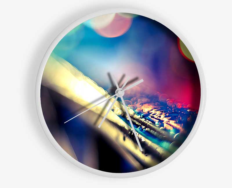 Rain In The Night Clock - Wallart-Direct UK