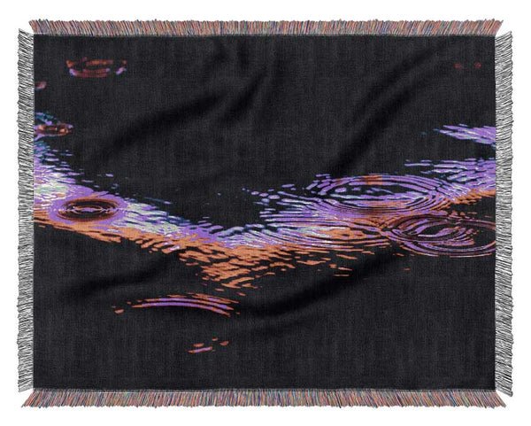 Rain Colorful Woven Blanket