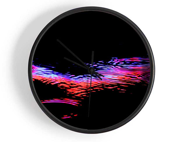 Rain Colorful Clock - Wallart-Direct UK