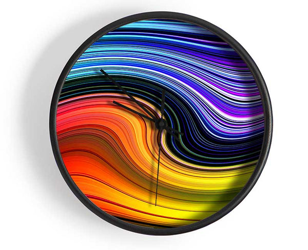 Rainbow Flow Clock - Wallart-Direct UK