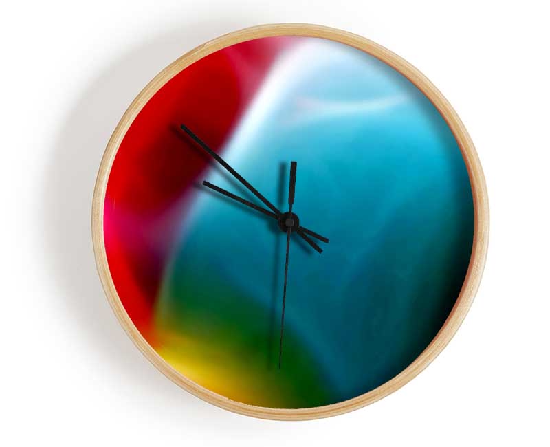 Rainbow Hills Clock - Wallart-Direct UK