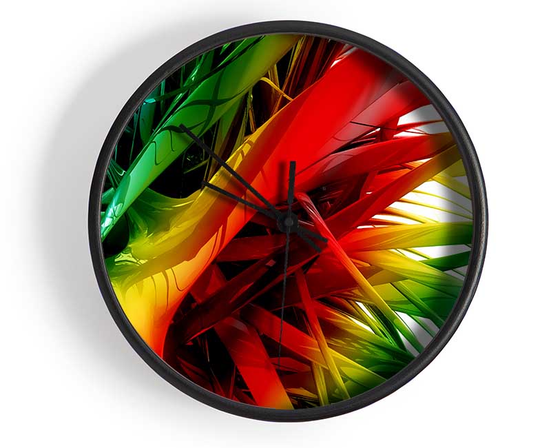 Rainbow Maze Clock - Wallart-Direct UK