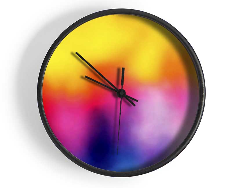 Rainbow Mist Clock - Wallart-Direct UK