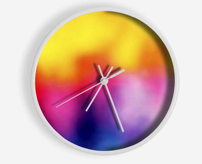 Rainbow Mist Clock - Wallart-Direct UK