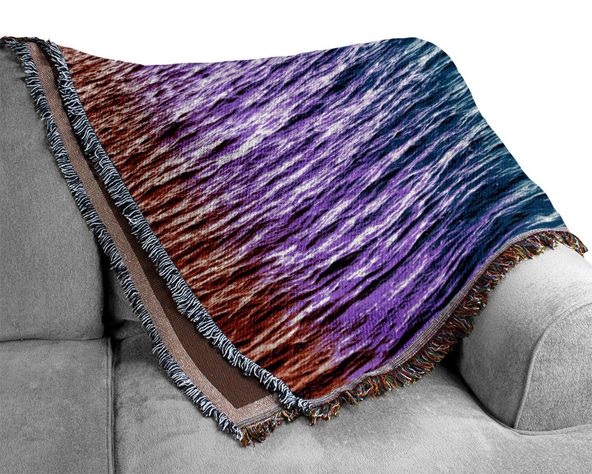 Rainbow Waters Woven Blanket