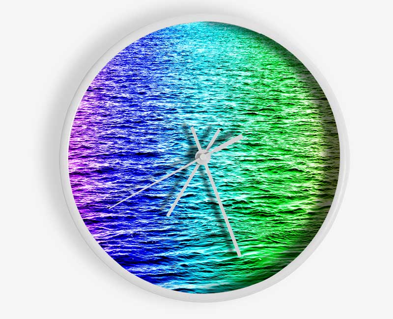 Rainbow Waters Clock - Wallart-Direct UK