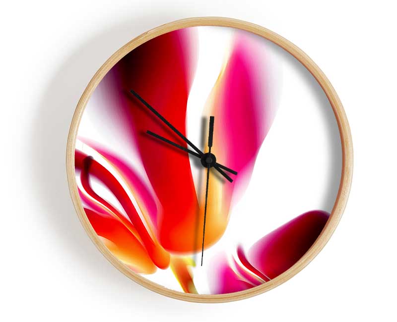 Raspberry Ripple Clock - Wallart-Direct UK