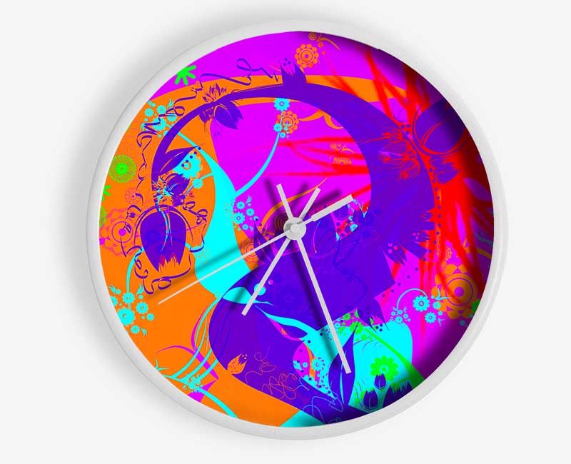 Reaching The Sun Clock - Wallart-Direct UK