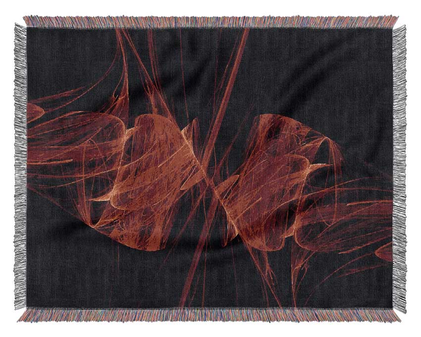 Red Emergance Woven Blanket