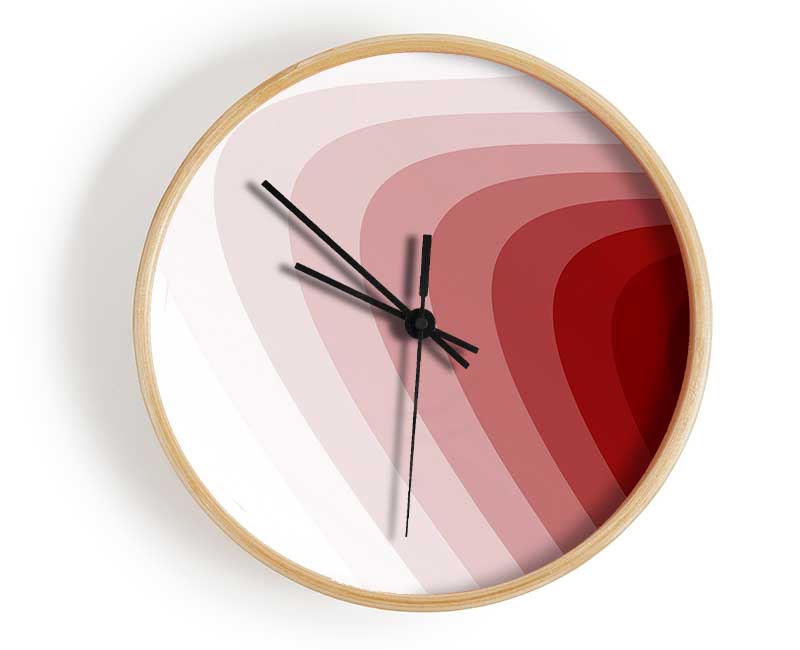 Red Hills Of Time Clock - Wallart-Direct UK