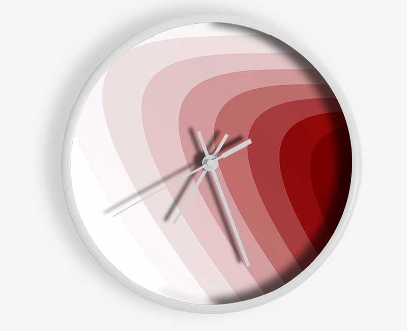 Red Hills Of Time Clock - Wallart-Direct UK