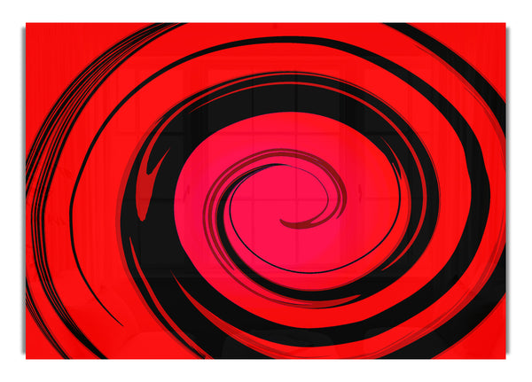 Red Liquid Swirl