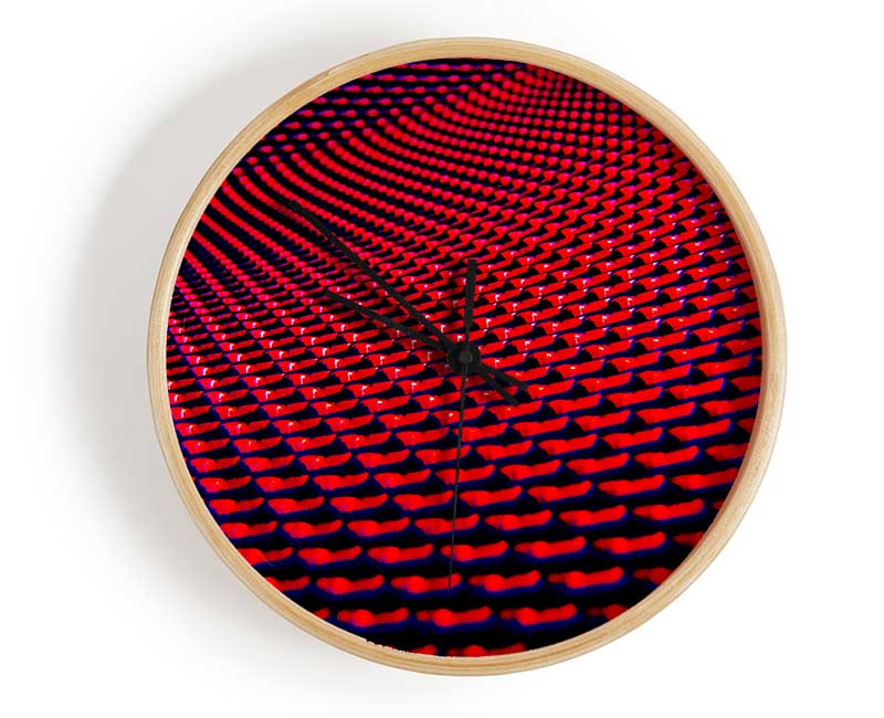 Red Movement Clock - Wallart-Direct UK