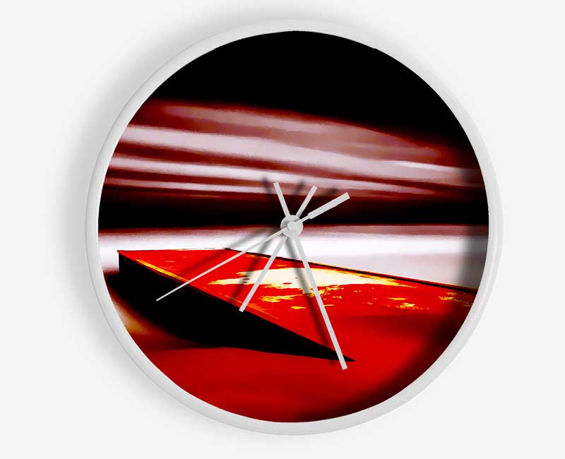 Red Pier Dream Clock - Wallart-Direct UK