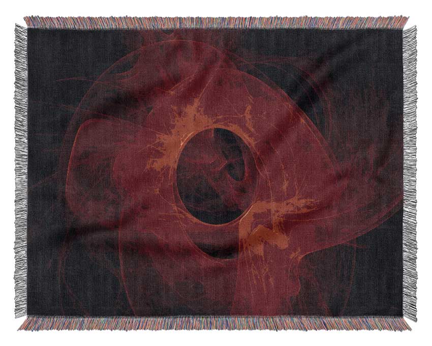 Red Planet Smoke Woven Blanket