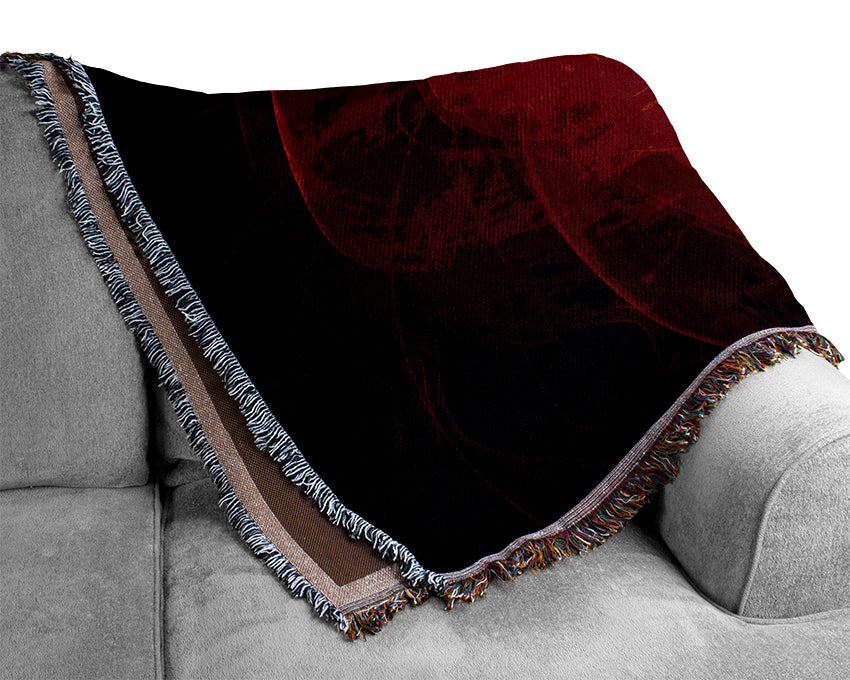 Red Planet Smoke Woven Blanket