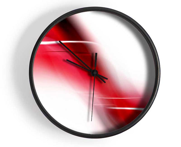 Red Rapid Clock - Wallart-Direct UK