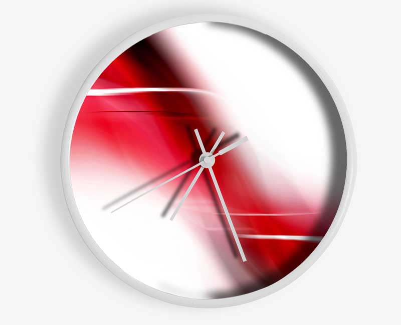 Red Rapid Clock - Wallart-Direct UK