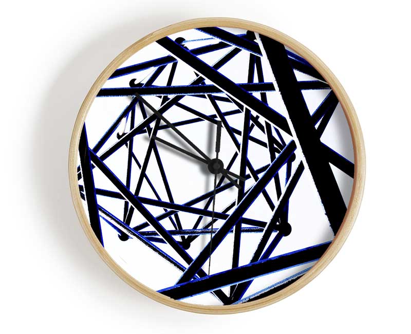 Scaffolders Blue Dream Clock - Wallart-Direct UK