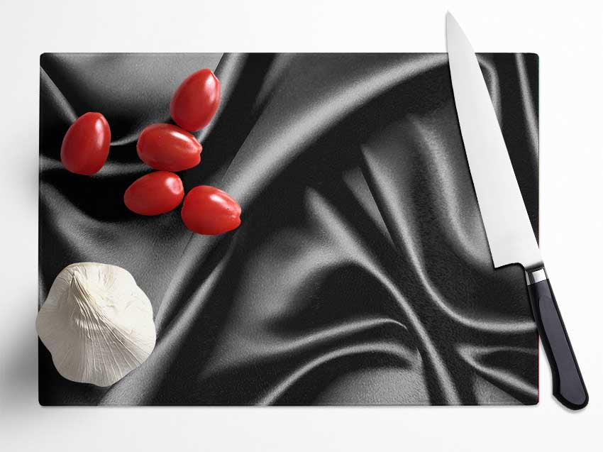 Silk Black Glass Chopping Board