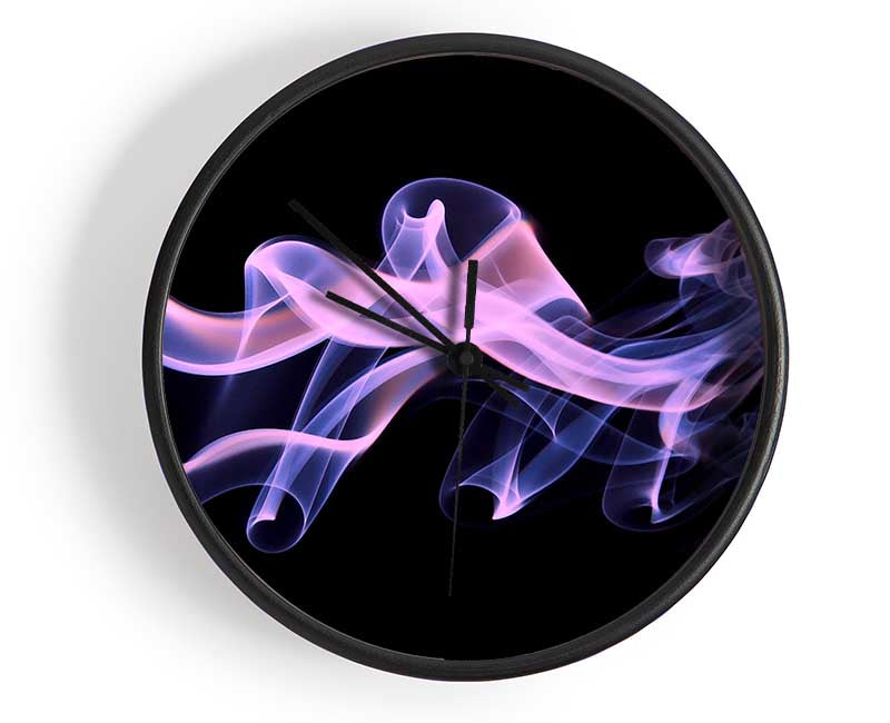 Smoke Pinks Clock - Wallart-Direct UK