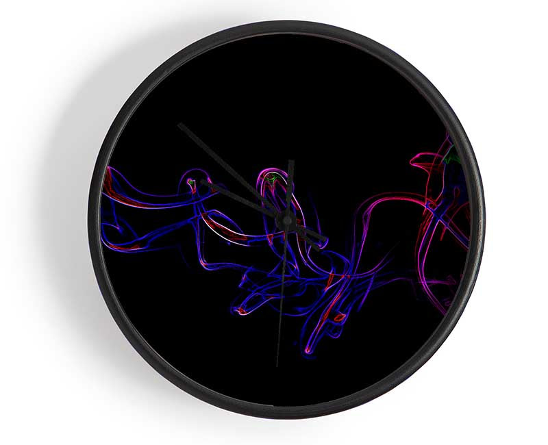 Smoke Dance Clock - Wallart-Direct UK