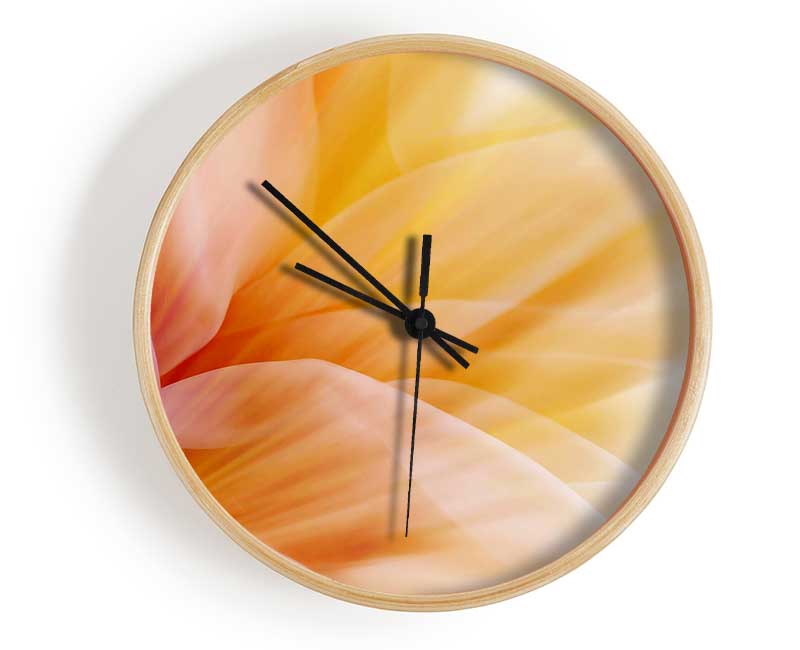 Soft Silk Reflections Clock - Wallart-Direct UK