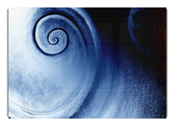 Steel Blue Swirl