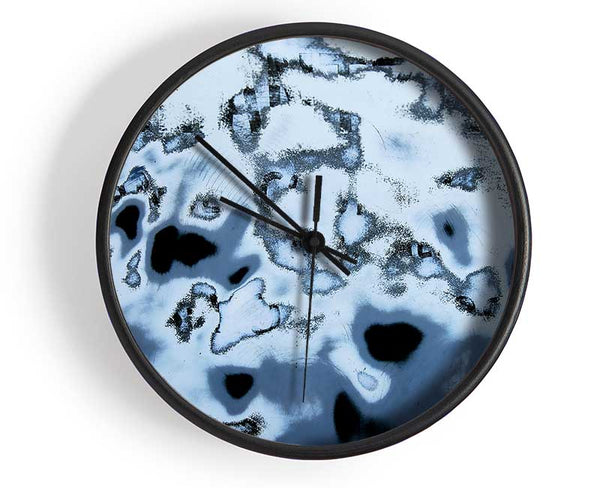 Steel Waters Clock - Wallart-Direct UK