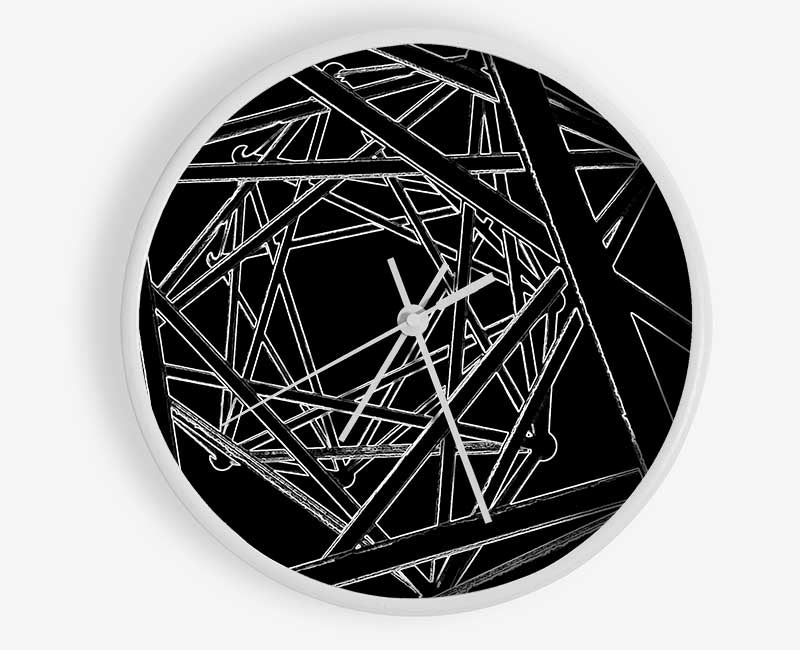 Structure Clock - Wallart-Direct UK