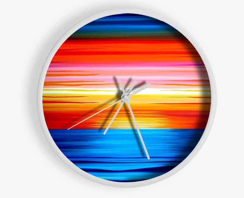 Sun Of The Ocean Clock - Wallart-Direct UK