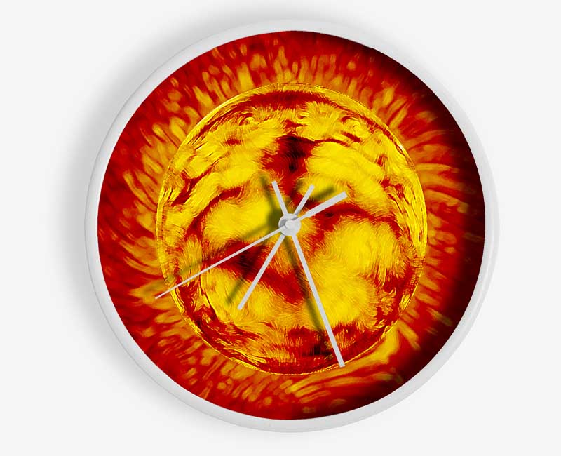 Sun Worshiper Clock - Wallart-Direct UK