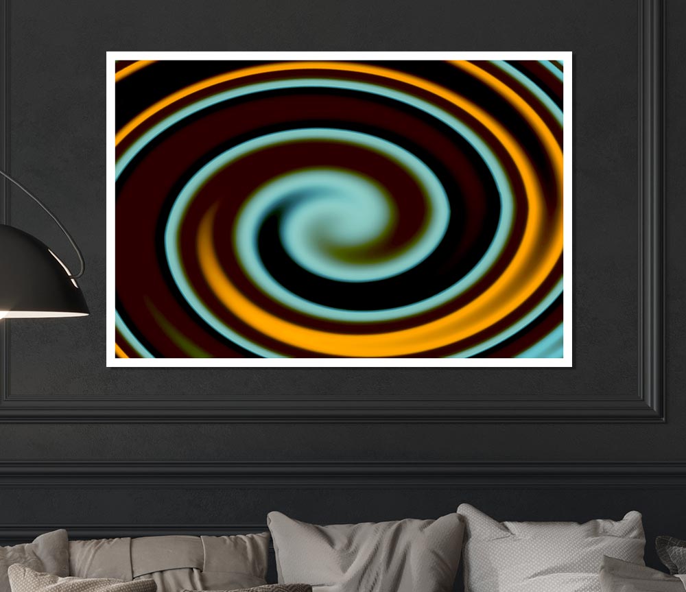 The Swirl Print Poster Wall Art