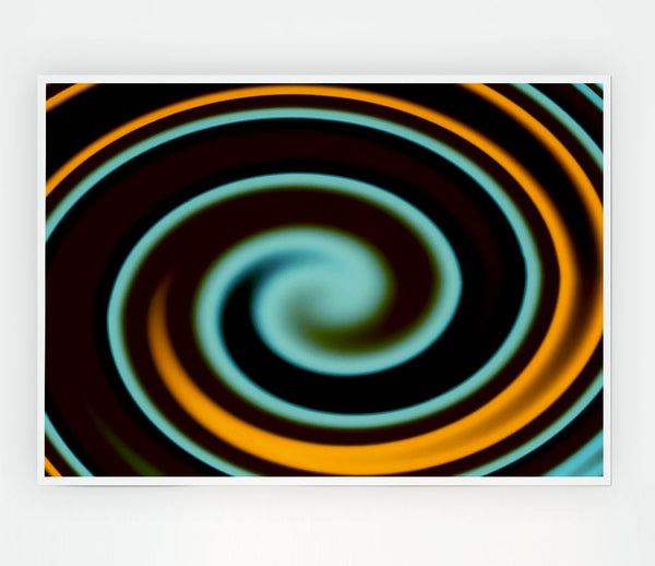 The Swirl Print Poster Wall Art