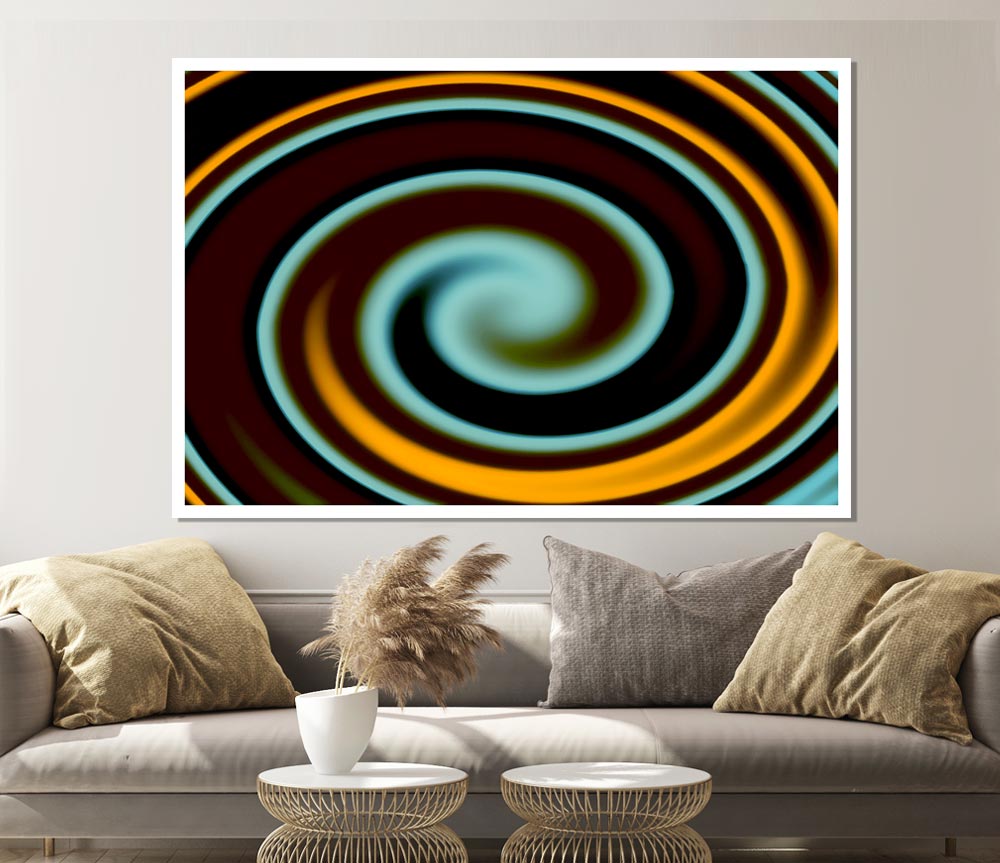 The Swirl Print Poster Wall Art