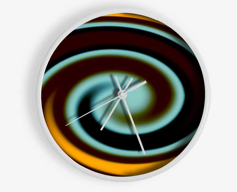 The Swirl Clock - Wallart-Direct UK