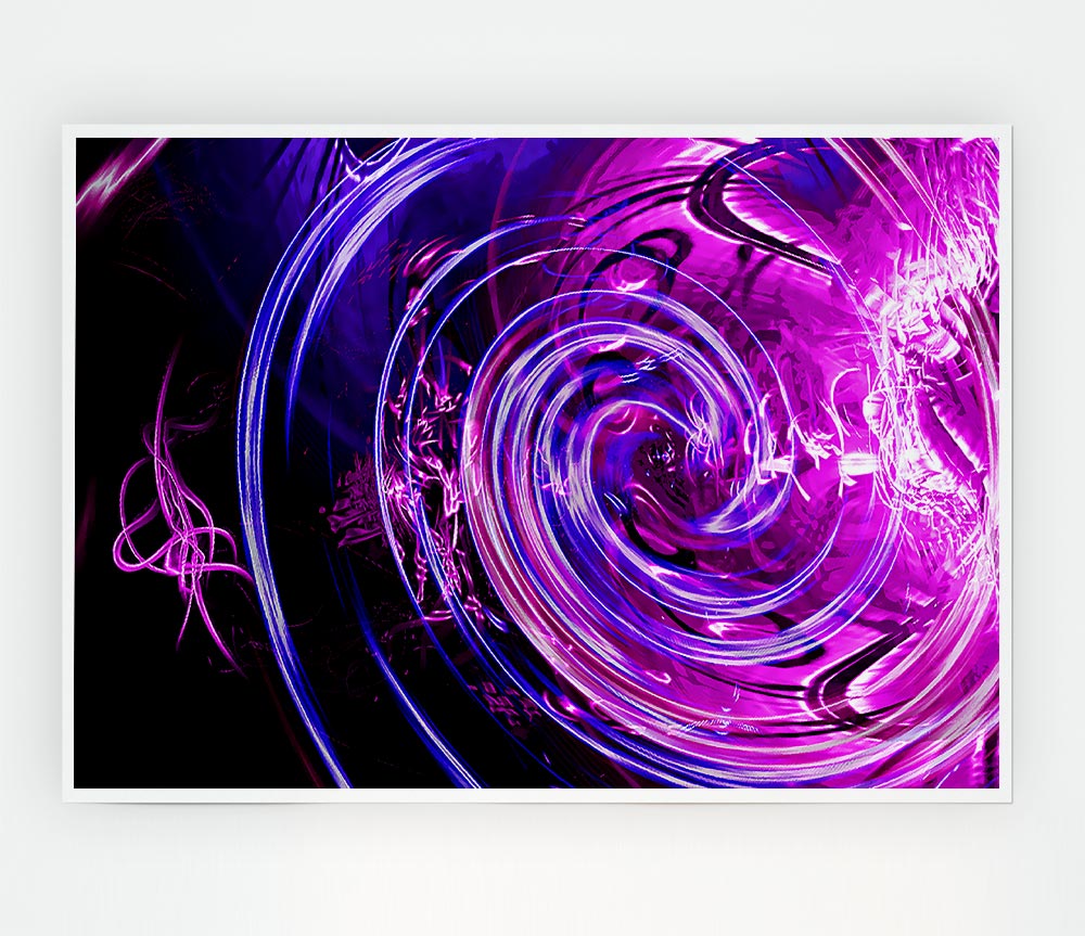 The Universe Pink Print Poster Wall Art