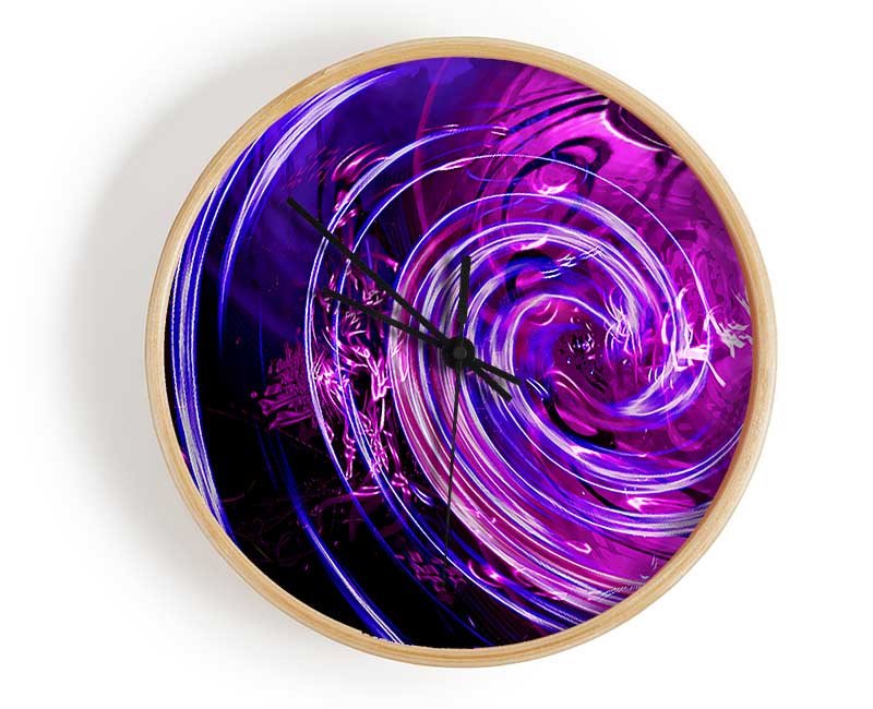 The Universe Pink Clock - Wallart-Direct UK